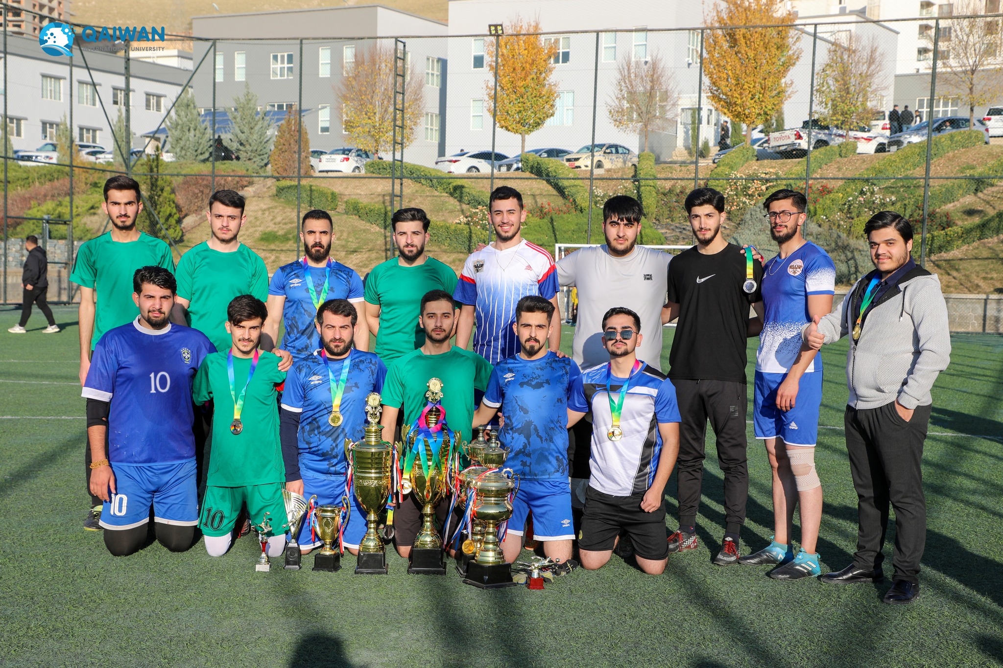 The culminating match of the Qaiwan International University football tournament